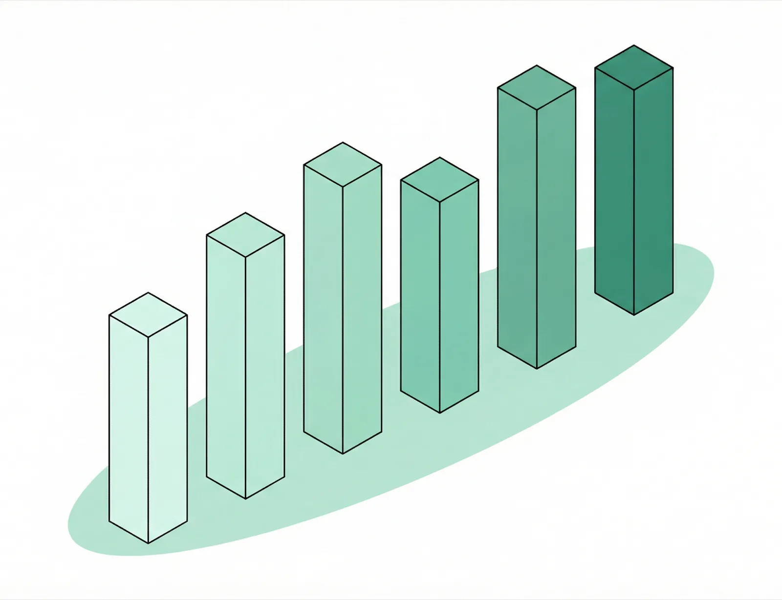 Visualization showing AI models giving different brand recommendations